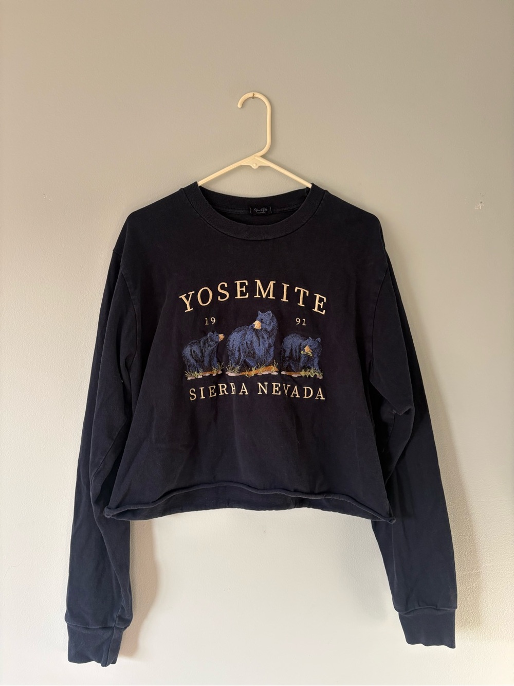 Brandy Melville Black Yosemite Sierra Nevada Pullover